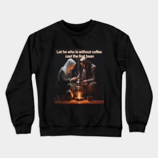 In the beginning - there was Coffee Crewneck Sweatshirt